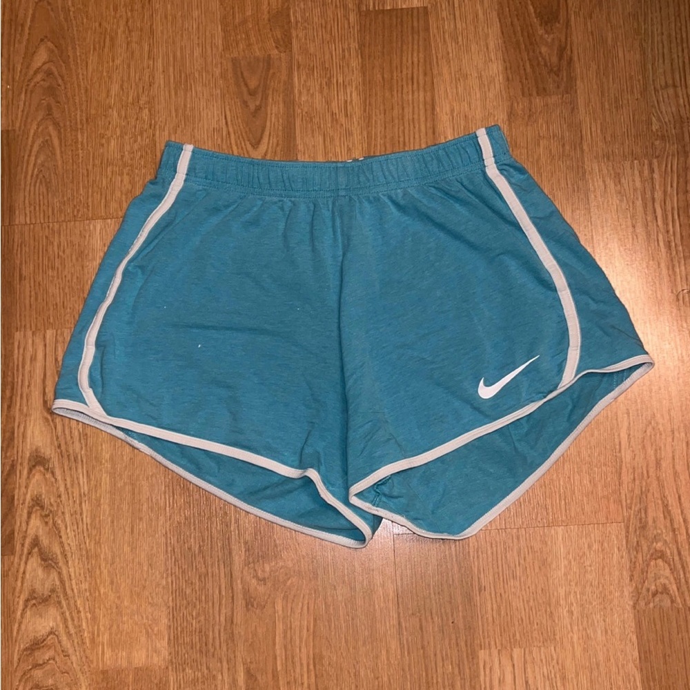 Blue Nike shorts